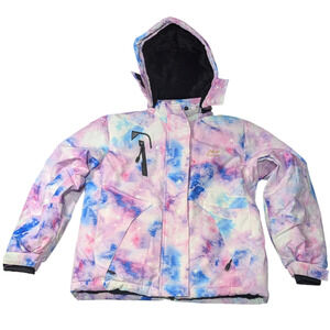 Wulful Kids Winter Jacket Size 8 Galaxy Design